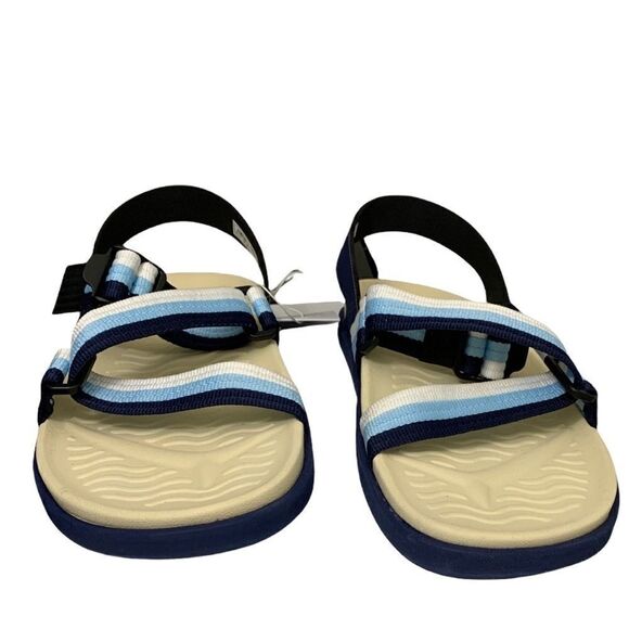 Native Zurich Seaside Stroller Blue White Sport Sandals
